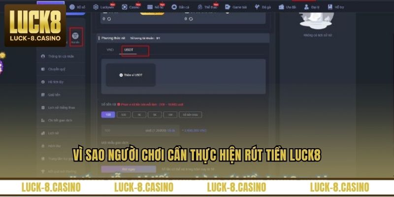 Rút Tiền LUCK8 - Quy Trình Thực Hiện Giao Dịch An Toàn